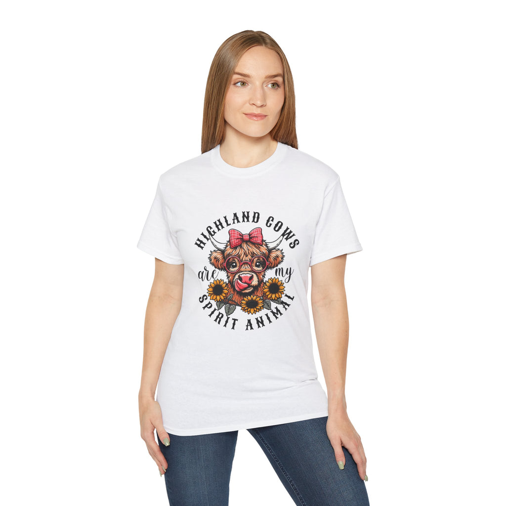 Highland cow tee-shirt