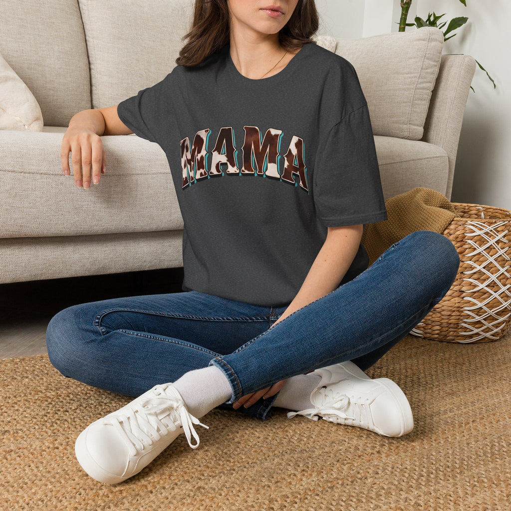 Mama - Cow Print T-shirt