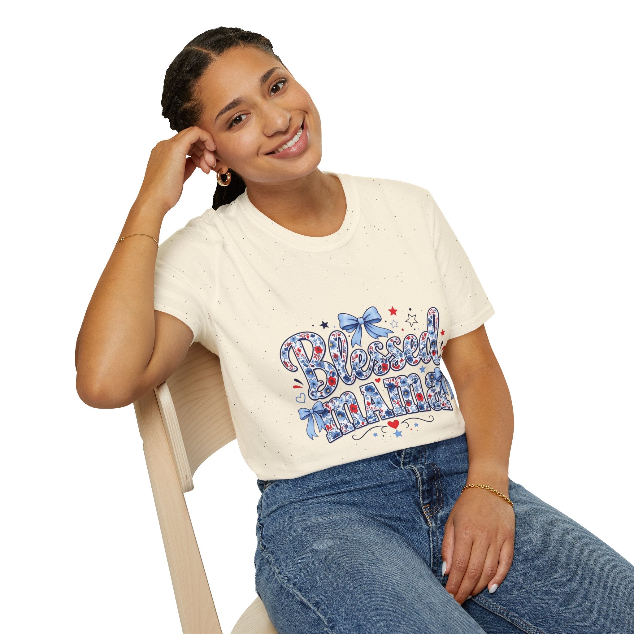 Blessed mama tee shirt
