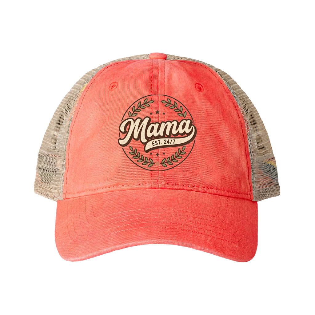 Women's Washed Mesh-Back Cap