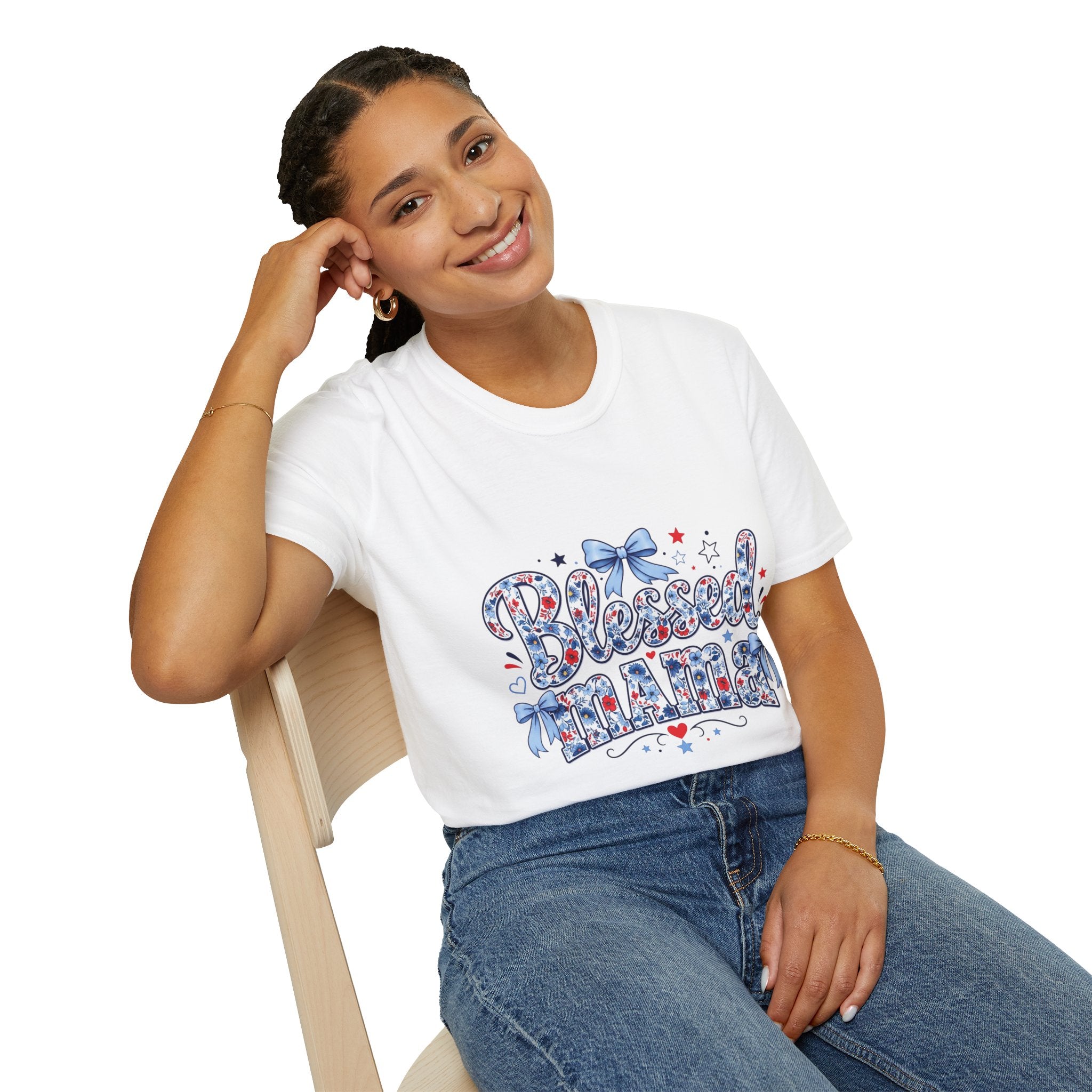 Blessed mama tee shirt