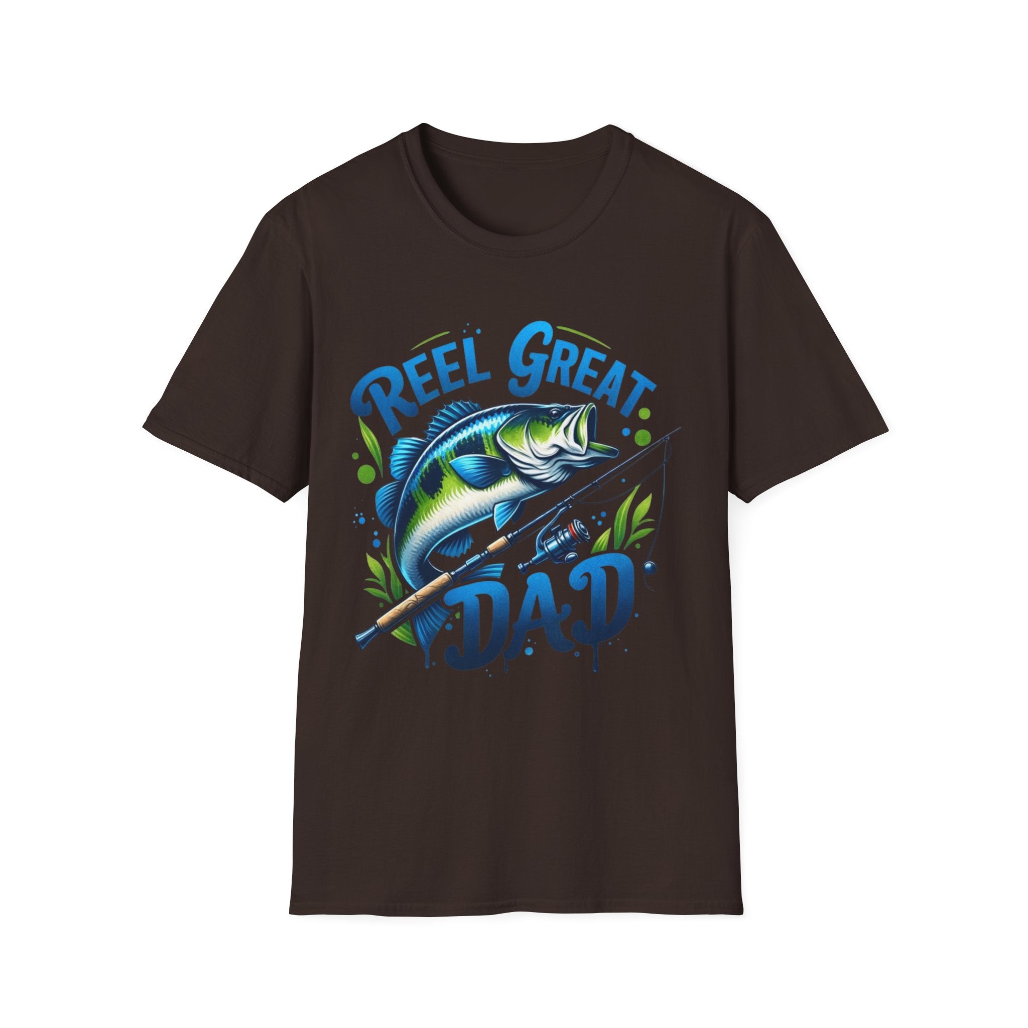 Reel great dad tee shirt