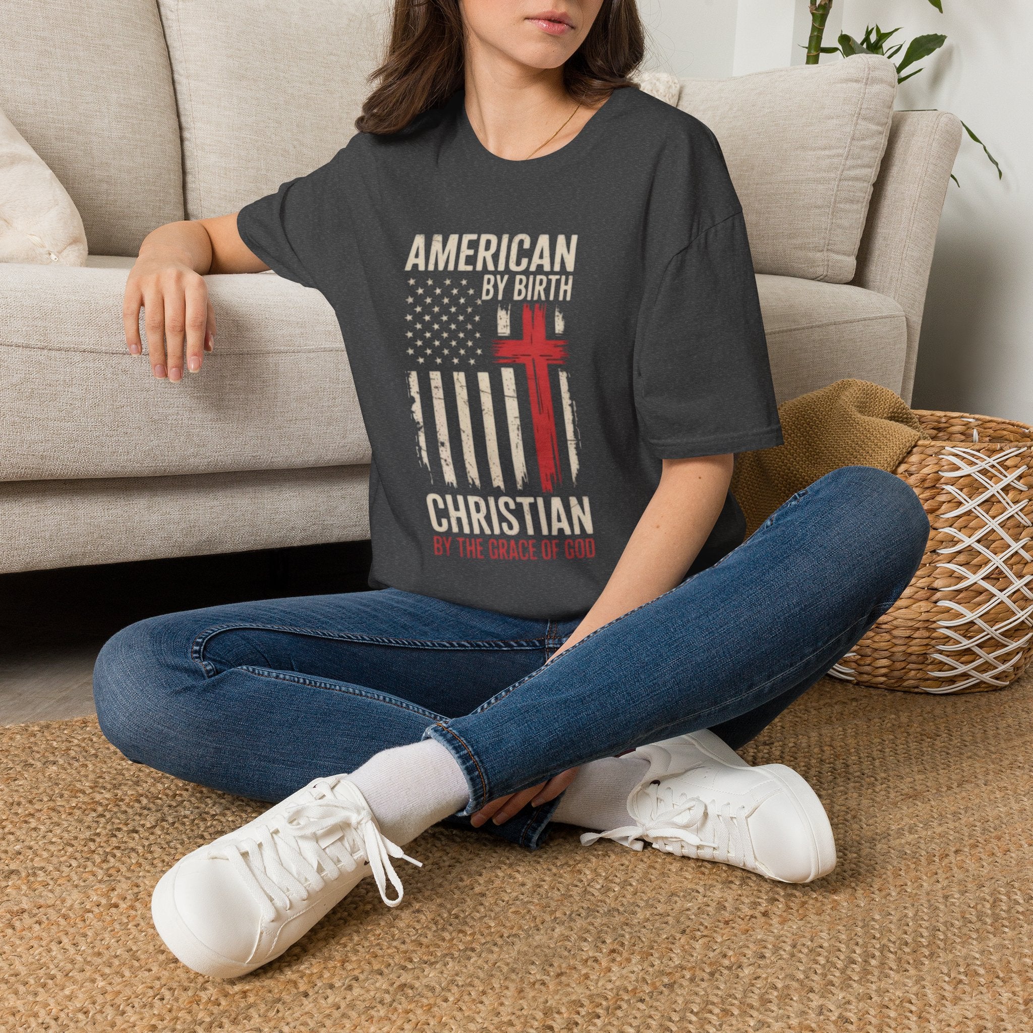 AMERICAN BY BIRTH TEE