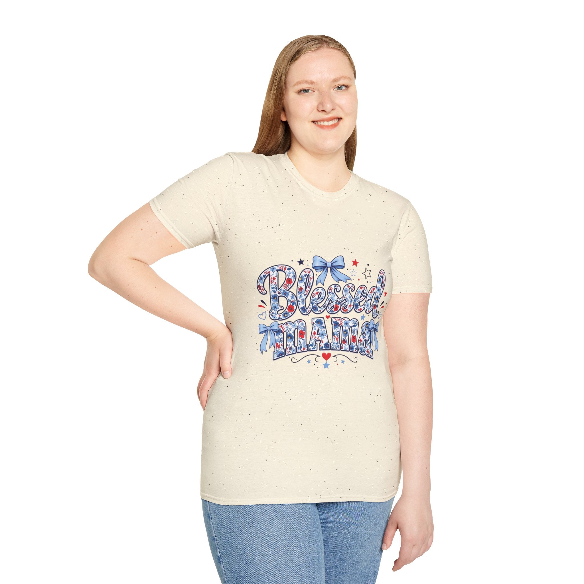 Blessed mama tee shirt