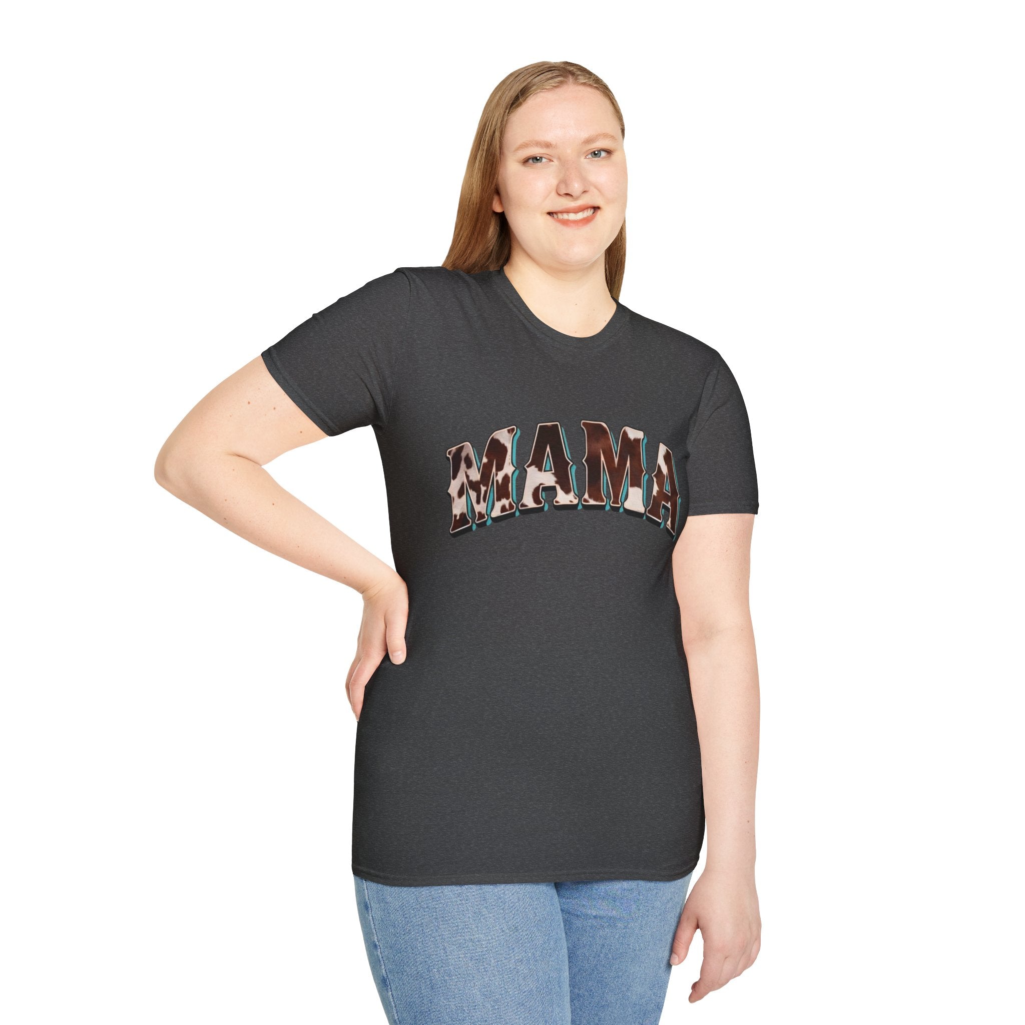Mama - Cow Print T-shirt