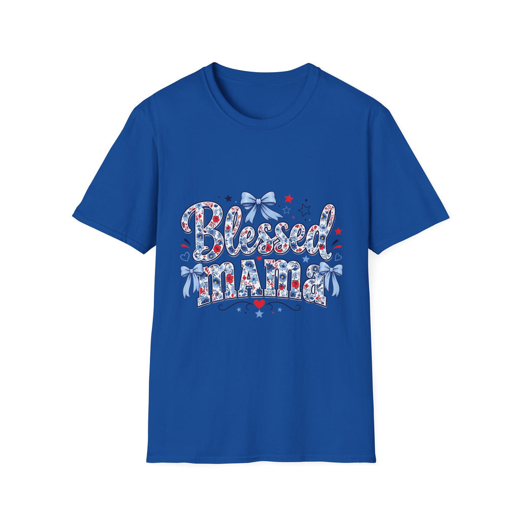 Blessed mama tee shirt