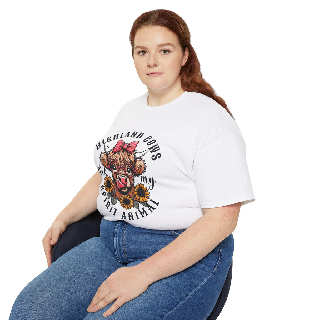 Highland cow tee-shirt