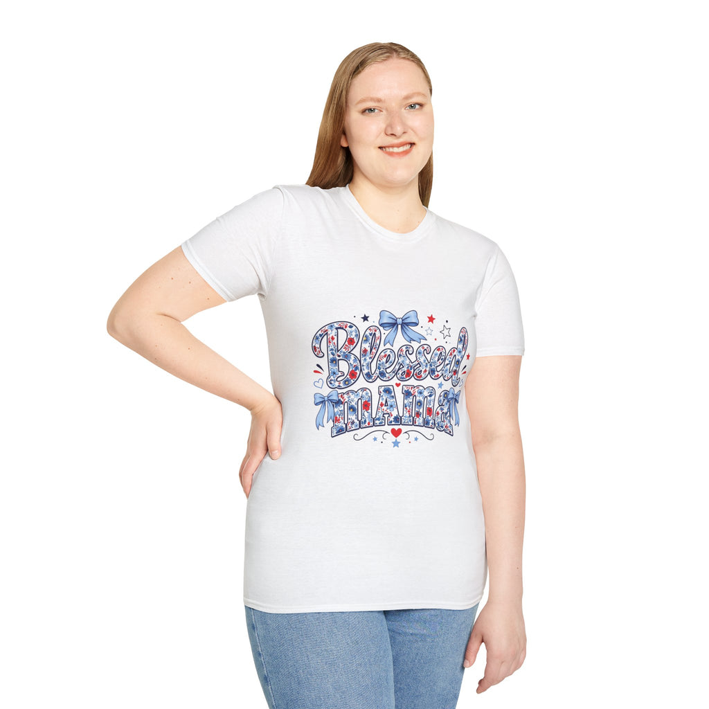 Blessed mama tee shirt