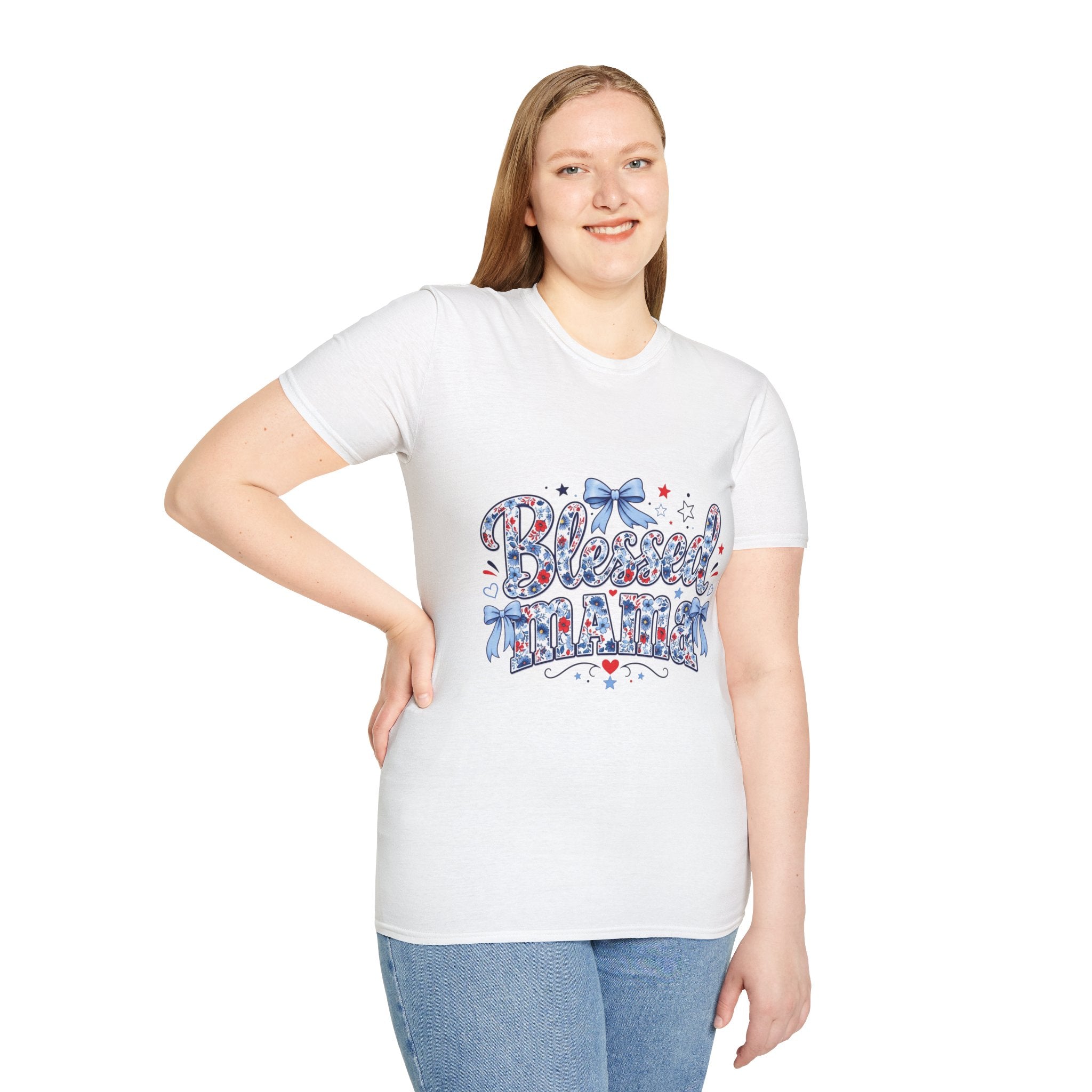 Blessed mama tee shirt