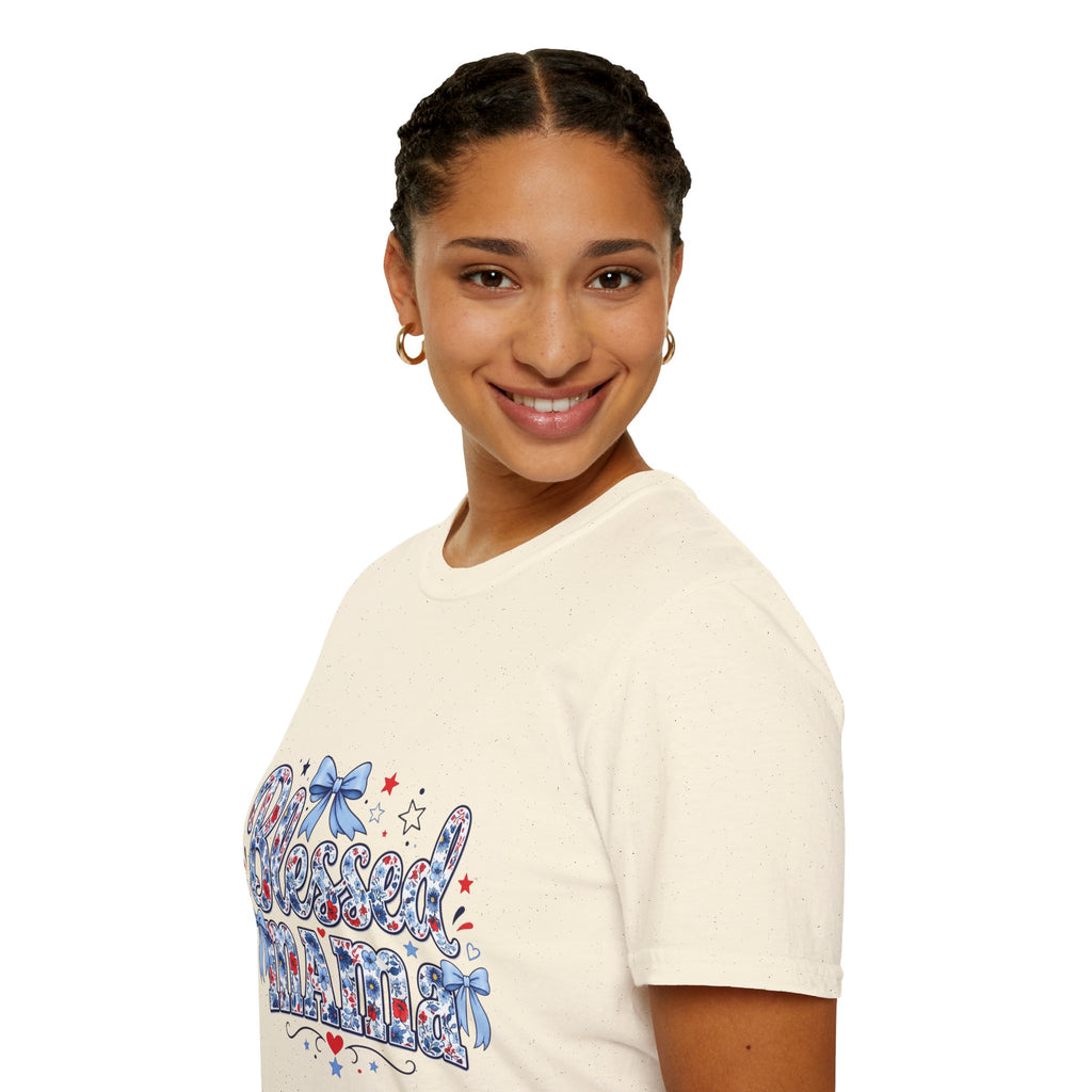 Blessed mama tee shirt