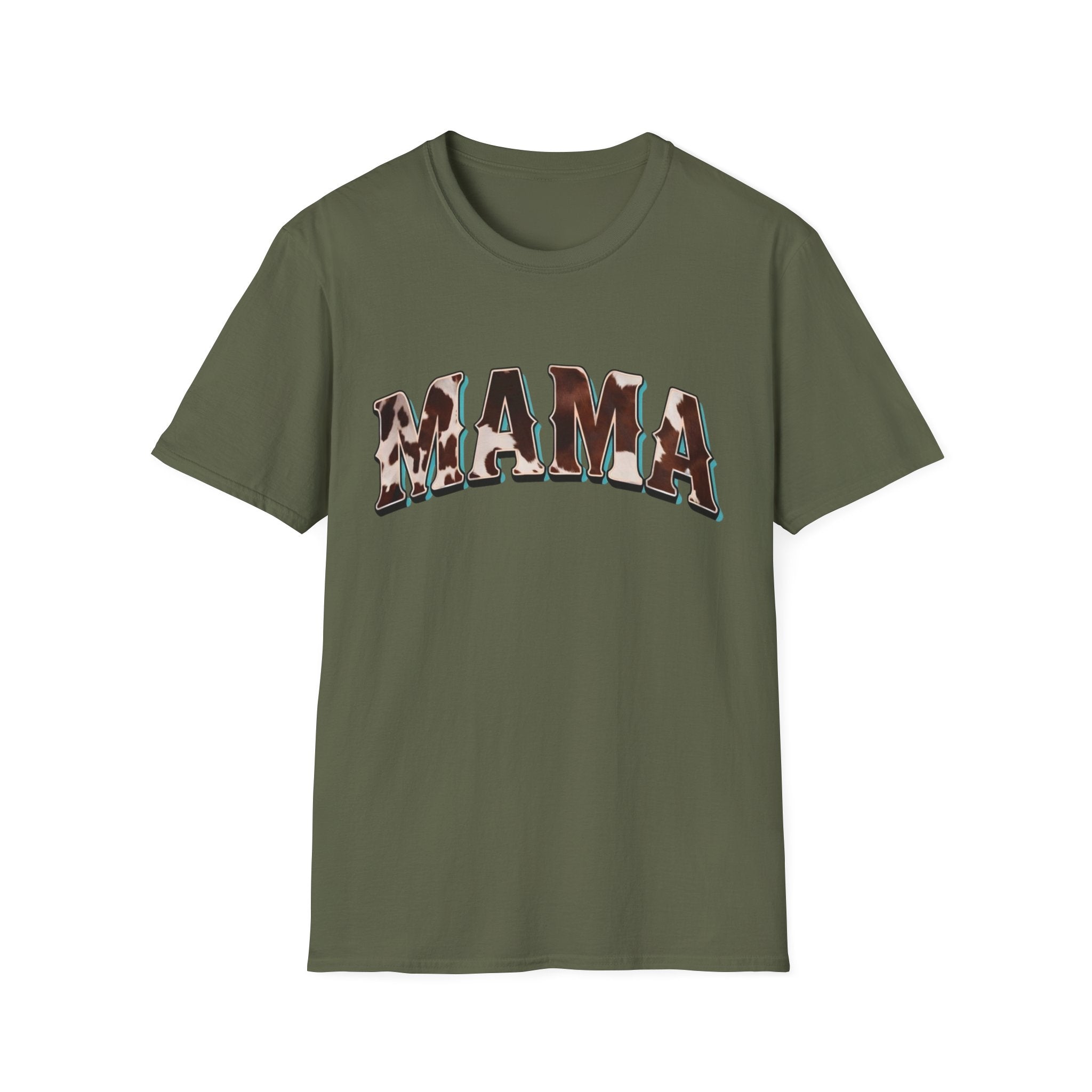 Mama - Cow Print T-shirt
