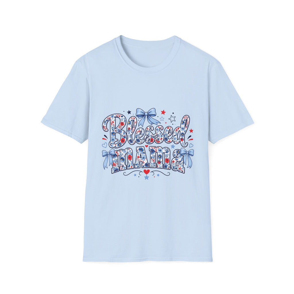 Blessed mama tee shirt