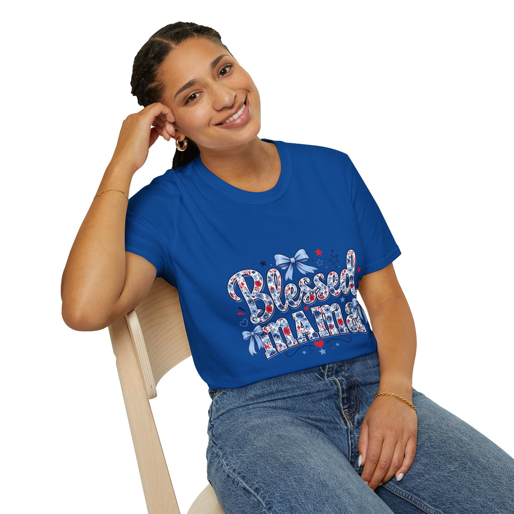 Blessed mama tee shirt