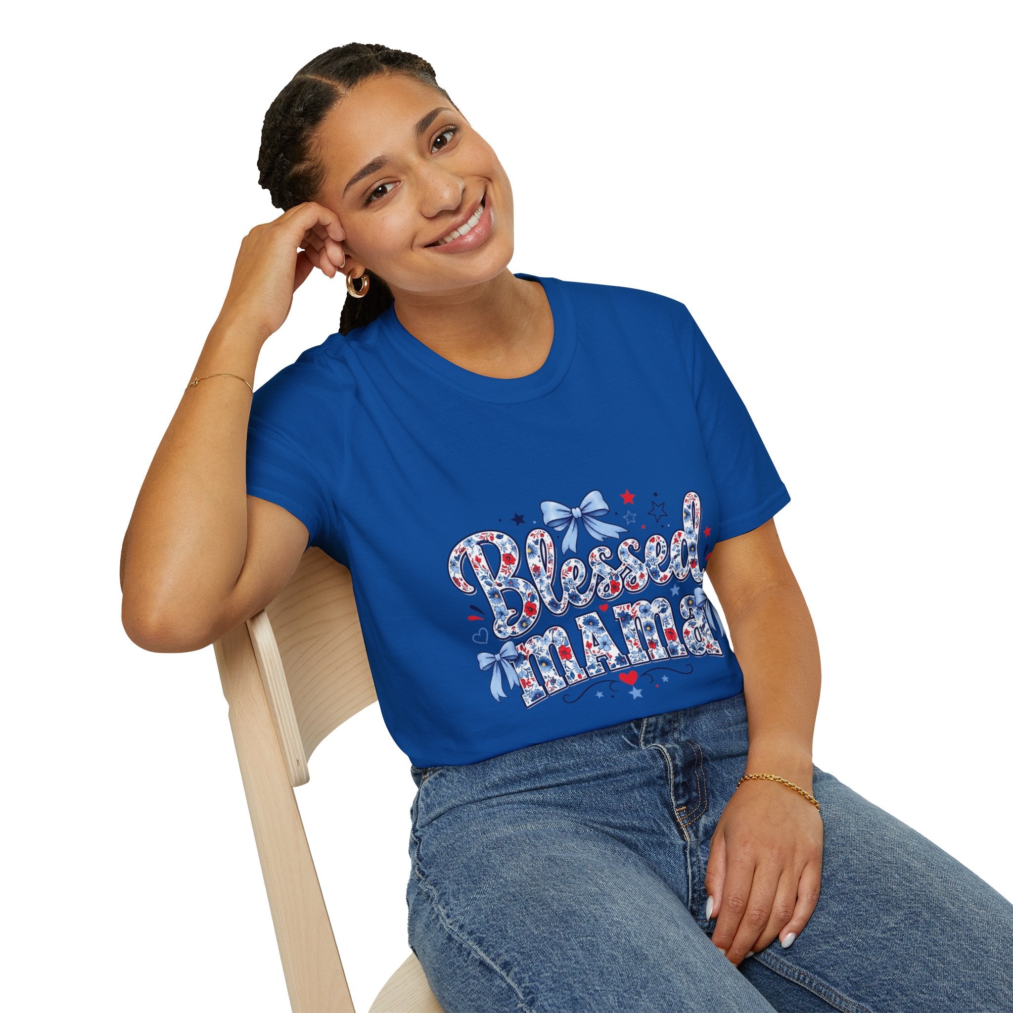 Blessed mama tee shirt