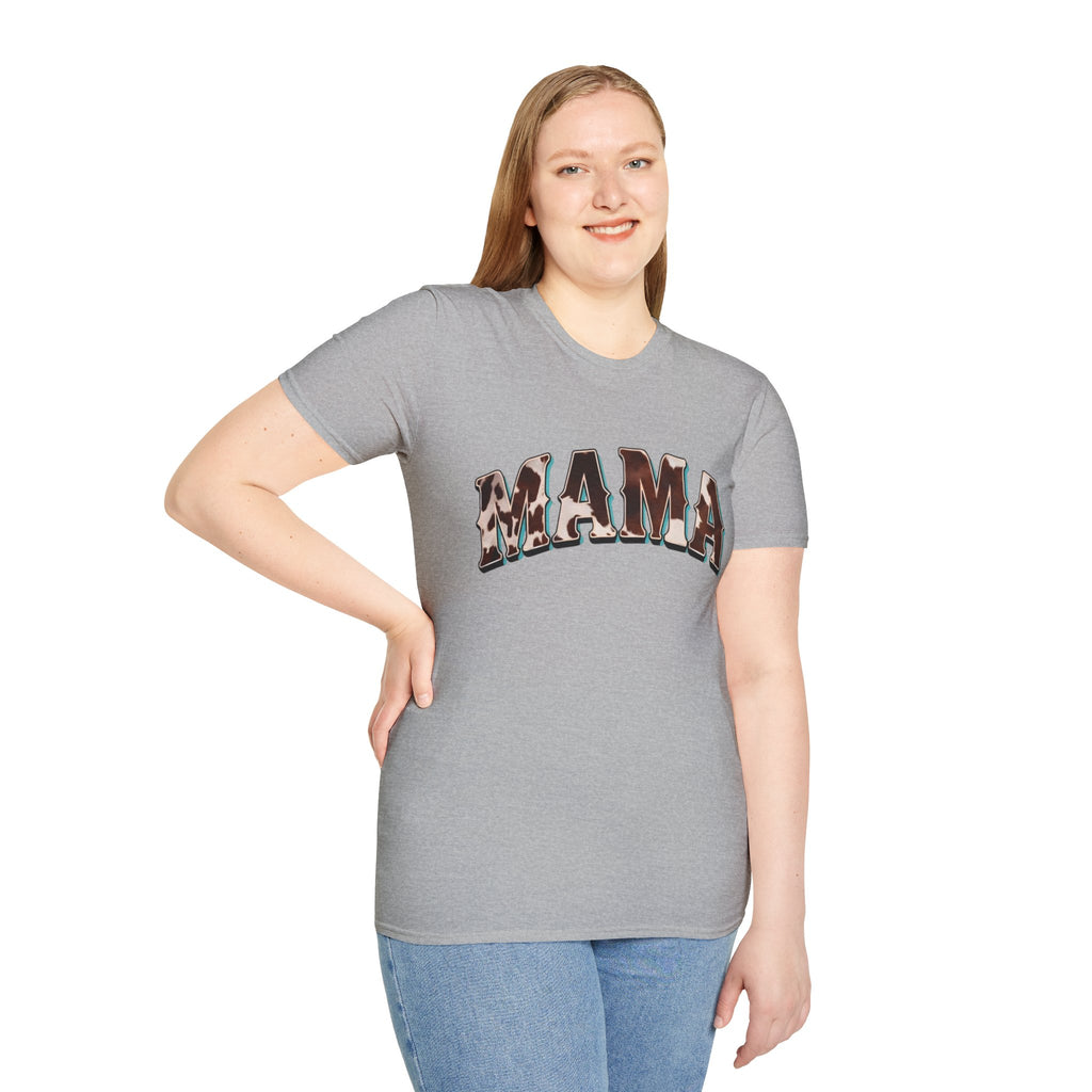 Mama - Cow Print T-shirt